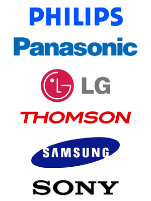 Liste des marques partenaires pour la vente de nos télévisions.